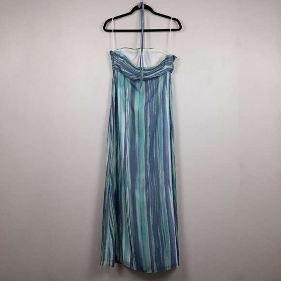 Lauren Conrad stripe halter maxi dress-8 - Picture 5 of 5